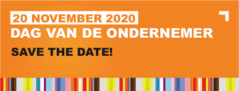Save the Date: Dag van de Ondernemer – vrijdag 20 november 2020